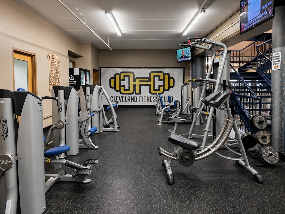 Hoist and Cybex premium strength machines at Cleveland Fitness Club